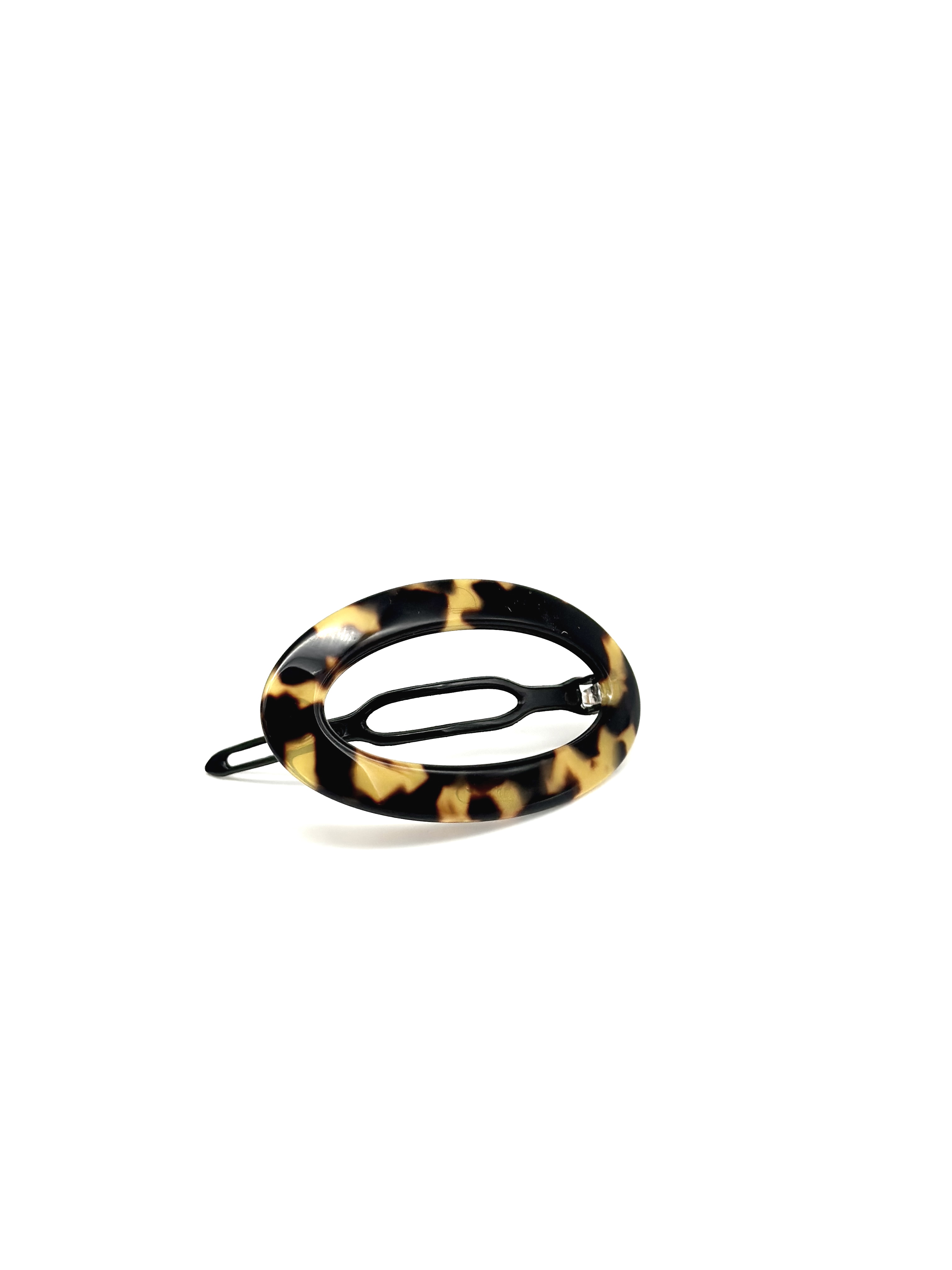 Statement Haarclip oval Schildpatt Optik