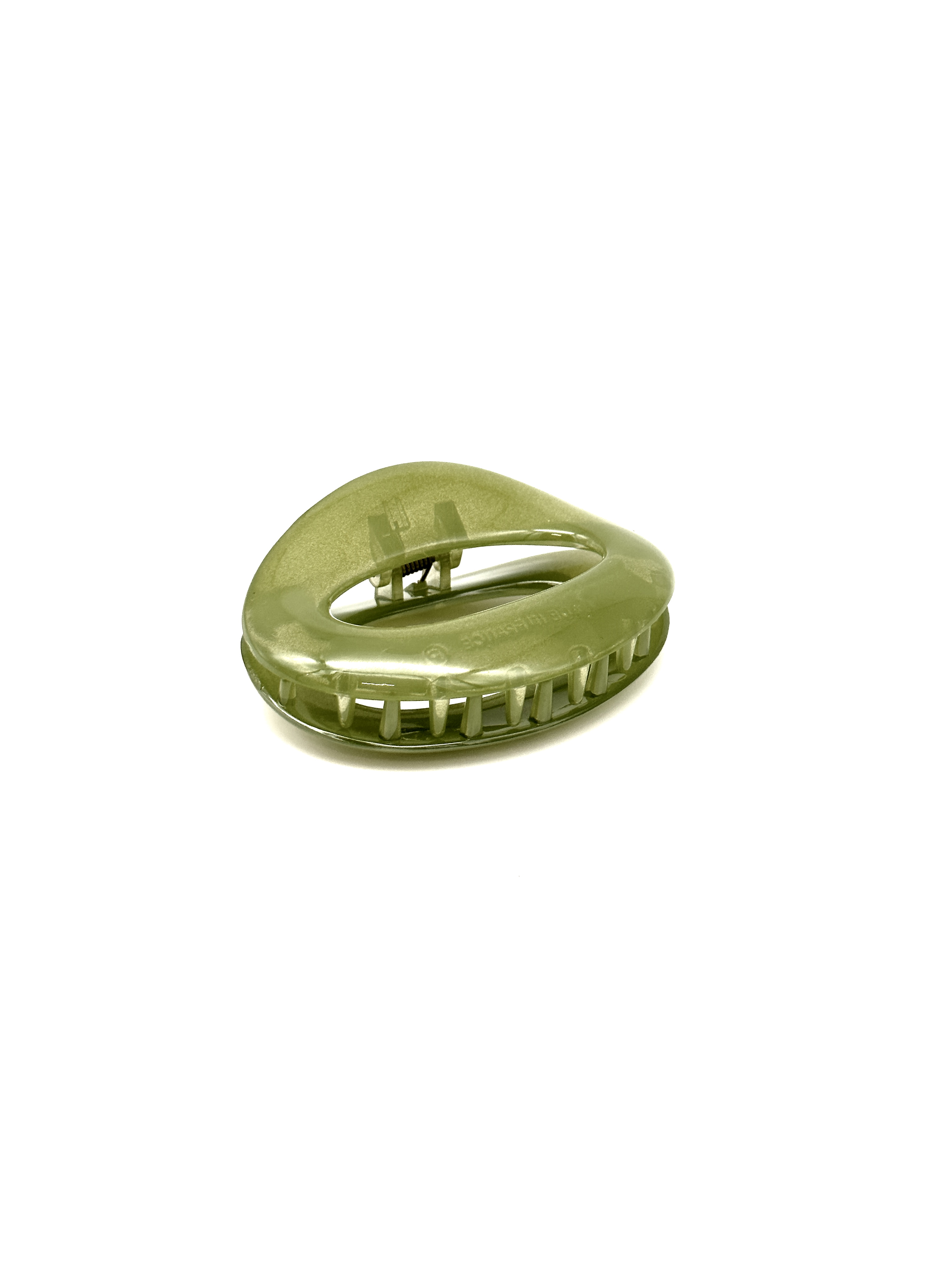 Haargreifer 'Oval' Grün